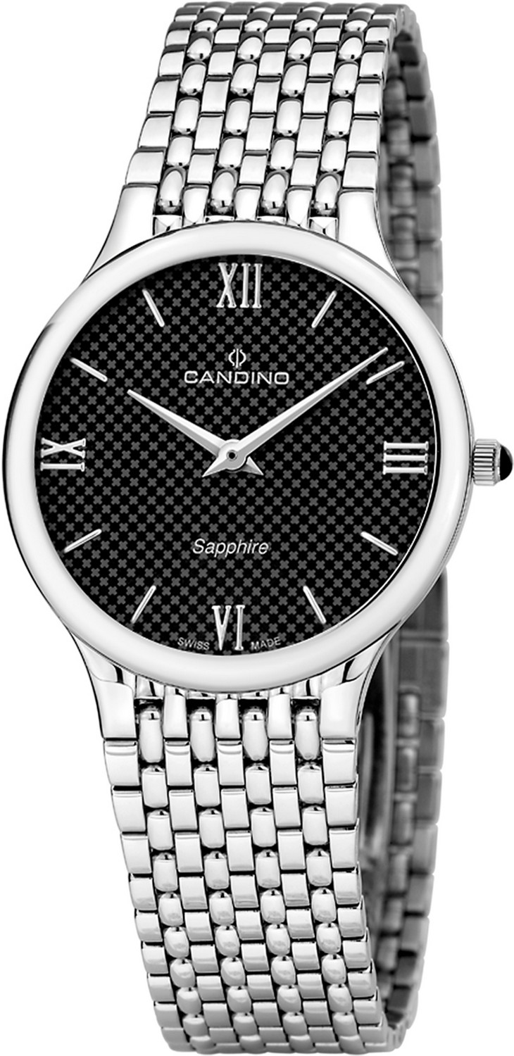 Часы CANDINO  C4362/4 Мужские швейцарские часы, кварцевый механизм, сталь, 36 мм
