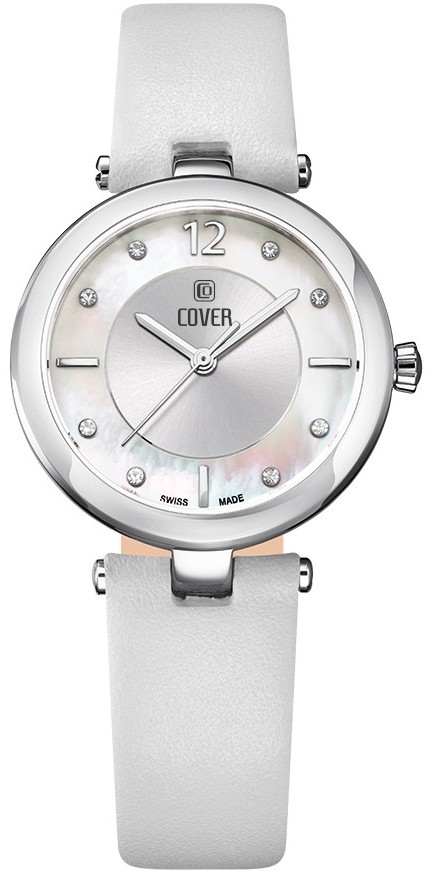 COVER  Женские швейцарские часы, кварцевый механизм, сталь, 32 мм