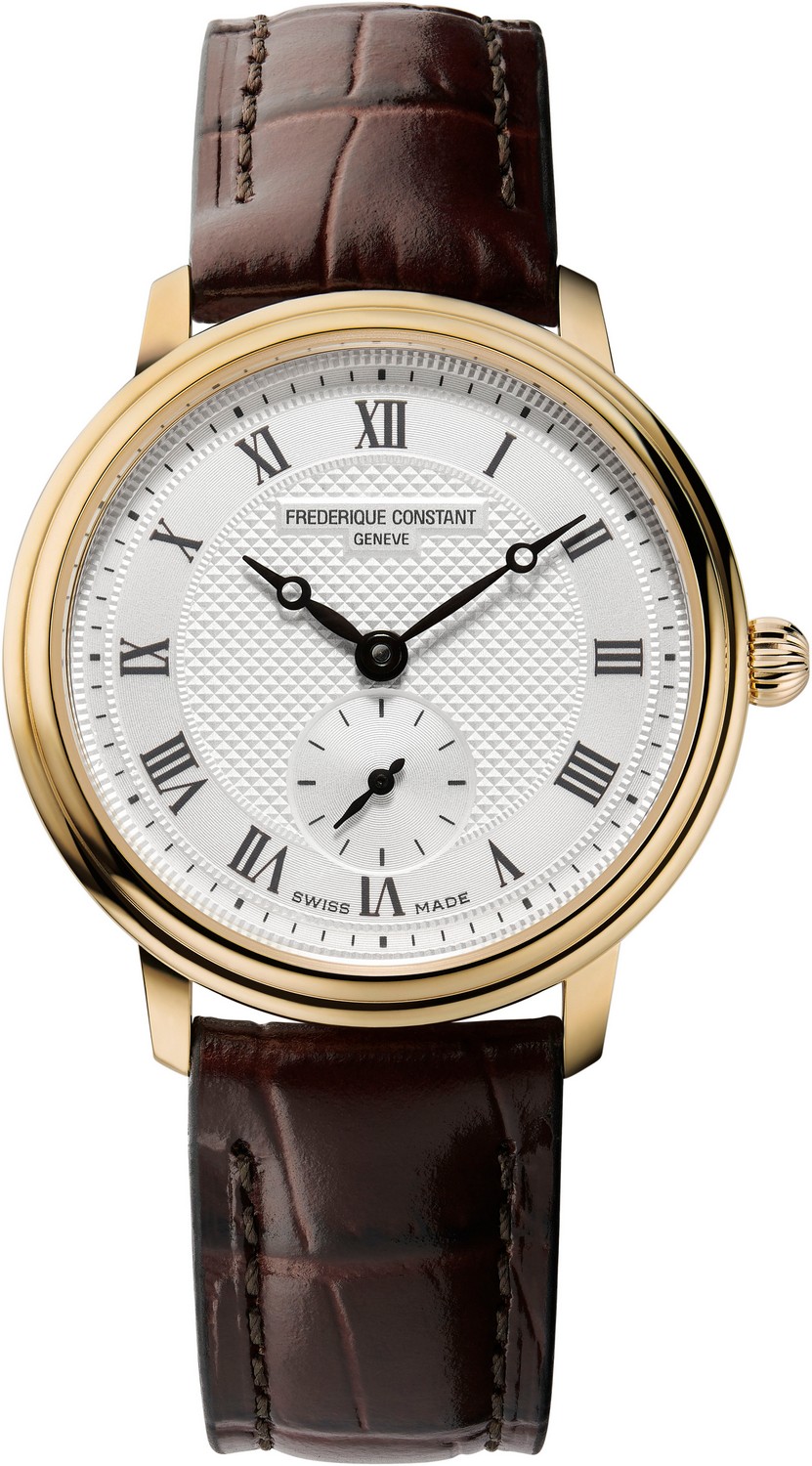 FREDERIQUE CONSTANT SLIMLINE Женские швейцарские часы, кварцевый механизм, сталь с покрытием, 28,6 мм