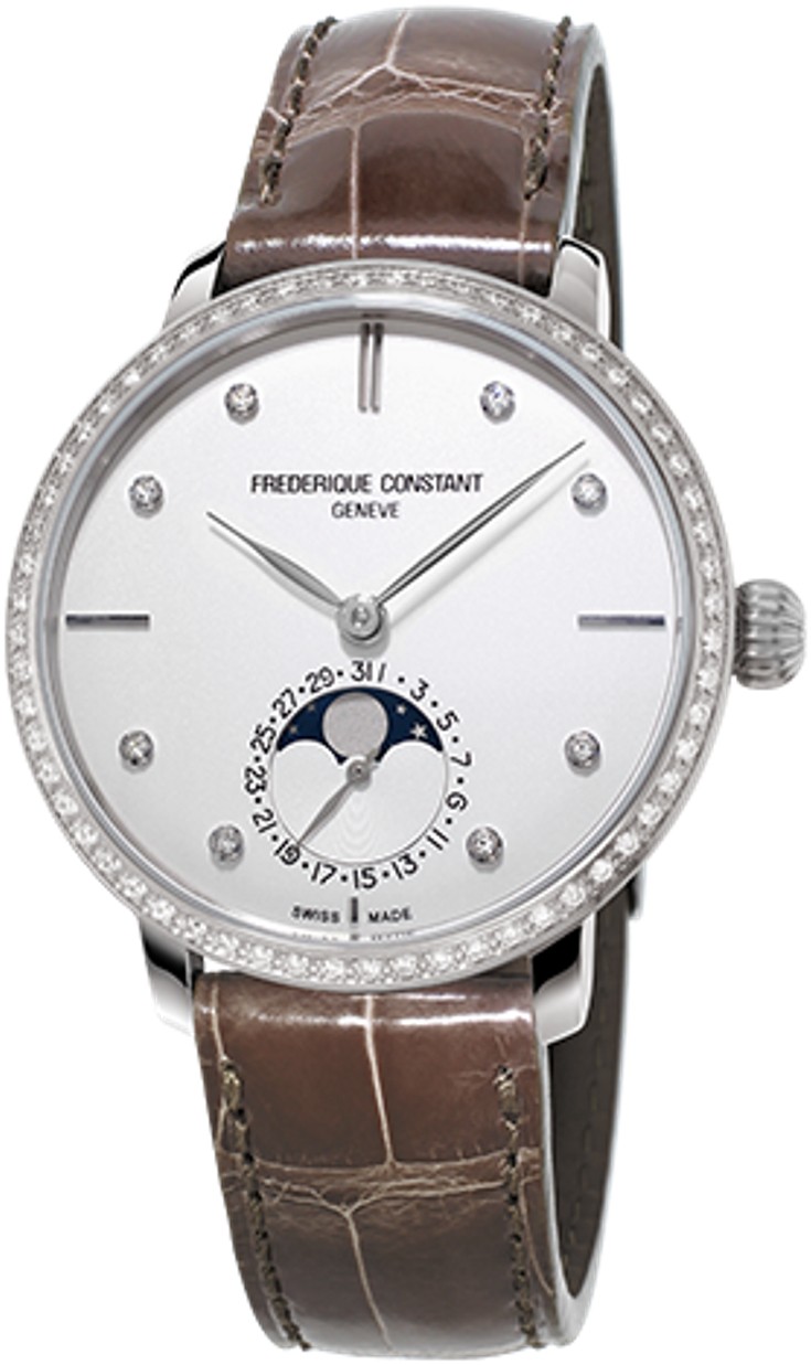 FREDERIQUE CONSTANT MANUFACTURE Женские швейцарские часы, автоматический механизм, сталь, 38,8 мм