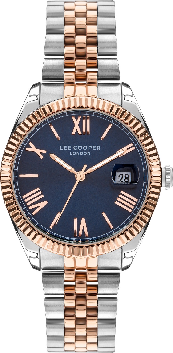 LEE COOPER  Мужские часы, кварцевый механизм, суперметалл с покрытием, 41 мм