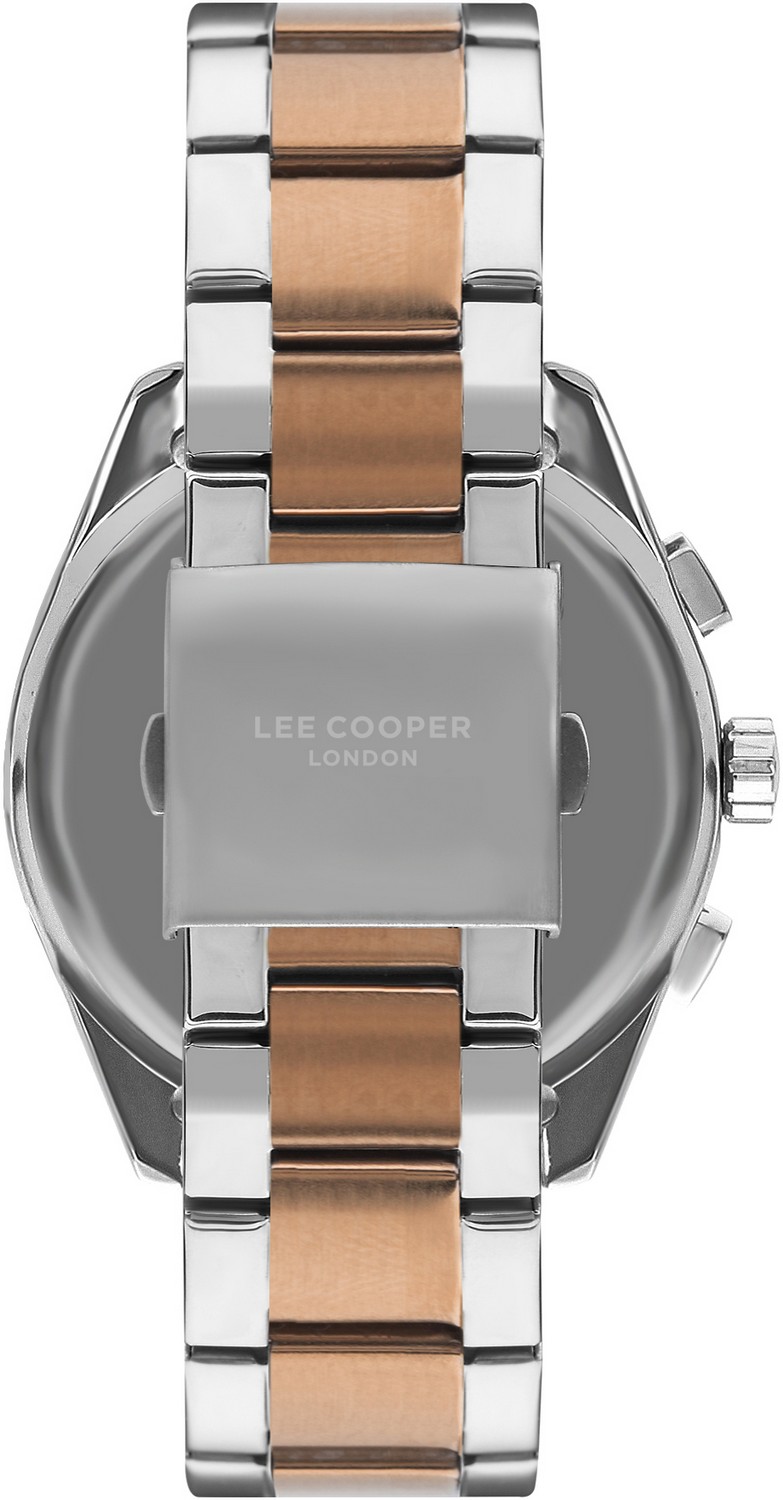LEE COOPER  Мужские часы, кварцевый механизм, суперметалл с покрытием, 46 мм