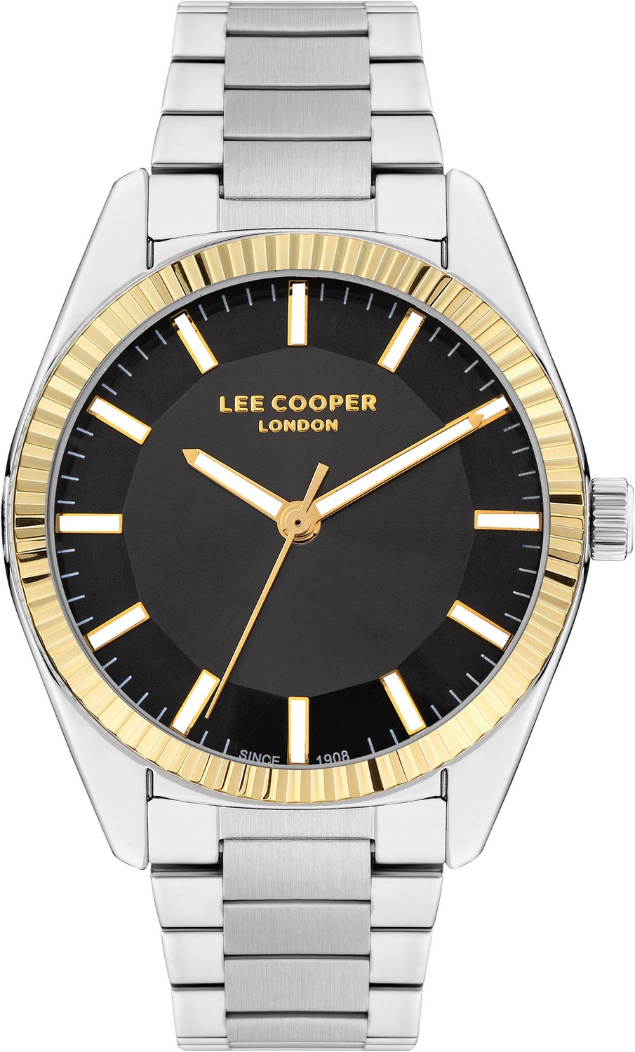 LEE COOPER  Мужские часы, кварцевый механизм, суперметалл с покрытием, 41,5 мм