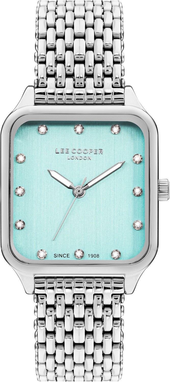 LEE COOPER  Женские часы, кварцевый механизм, суперметалл, 29х38 мм