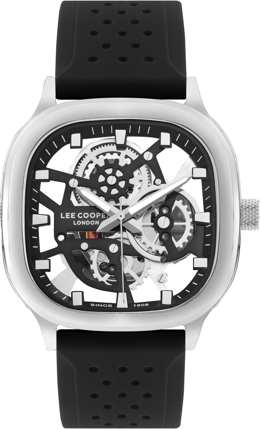 LEE COOPER  Мужские часы, кварцевый механизм, суперметалл, 42х44 мм