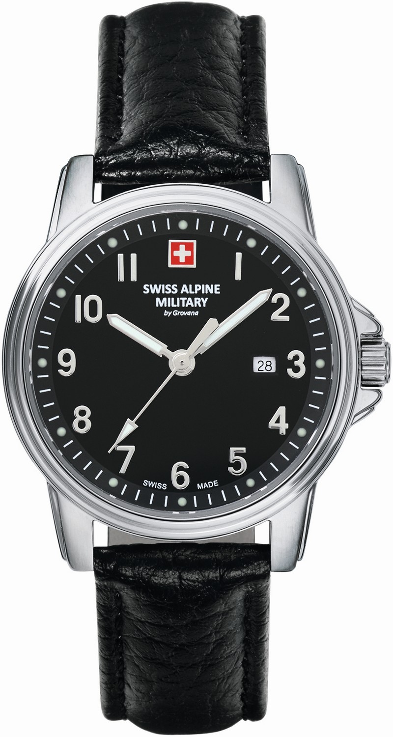 SWISS ALPINE MILITARY  Женские швейцарские часы, кварцевый механизм, сталь, 32,5 мм