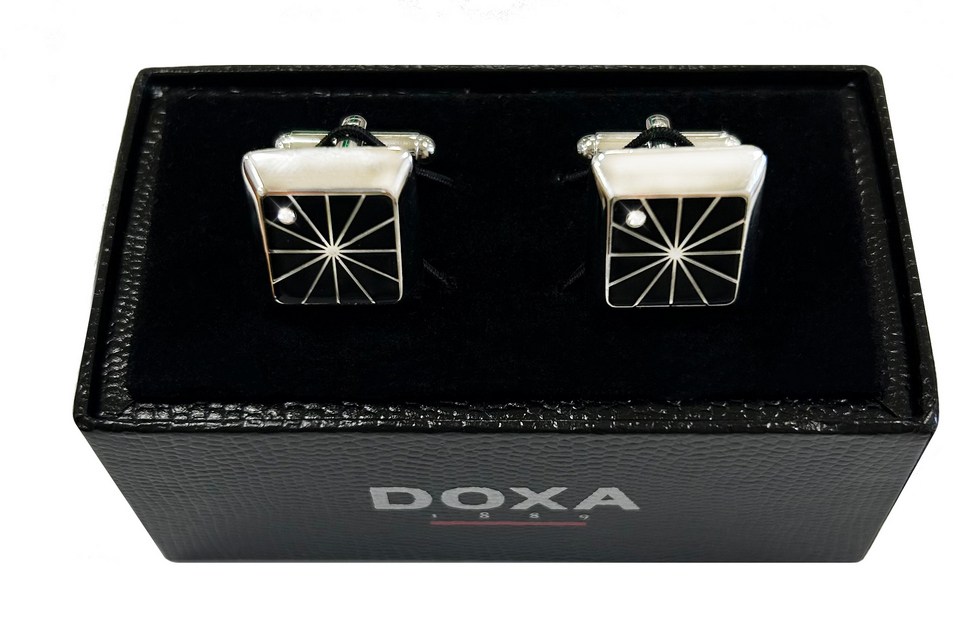 Швейцарские запонки DOXA (скидка 100%) Швейцарские запонки DOXA в подарок при покупке часов